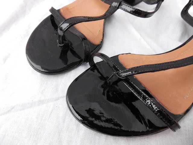 Kazar skórzane sandały- japonki 39