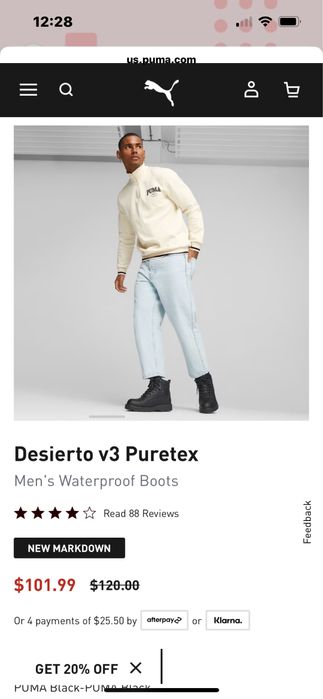 Черевики,ботинки Puma 45