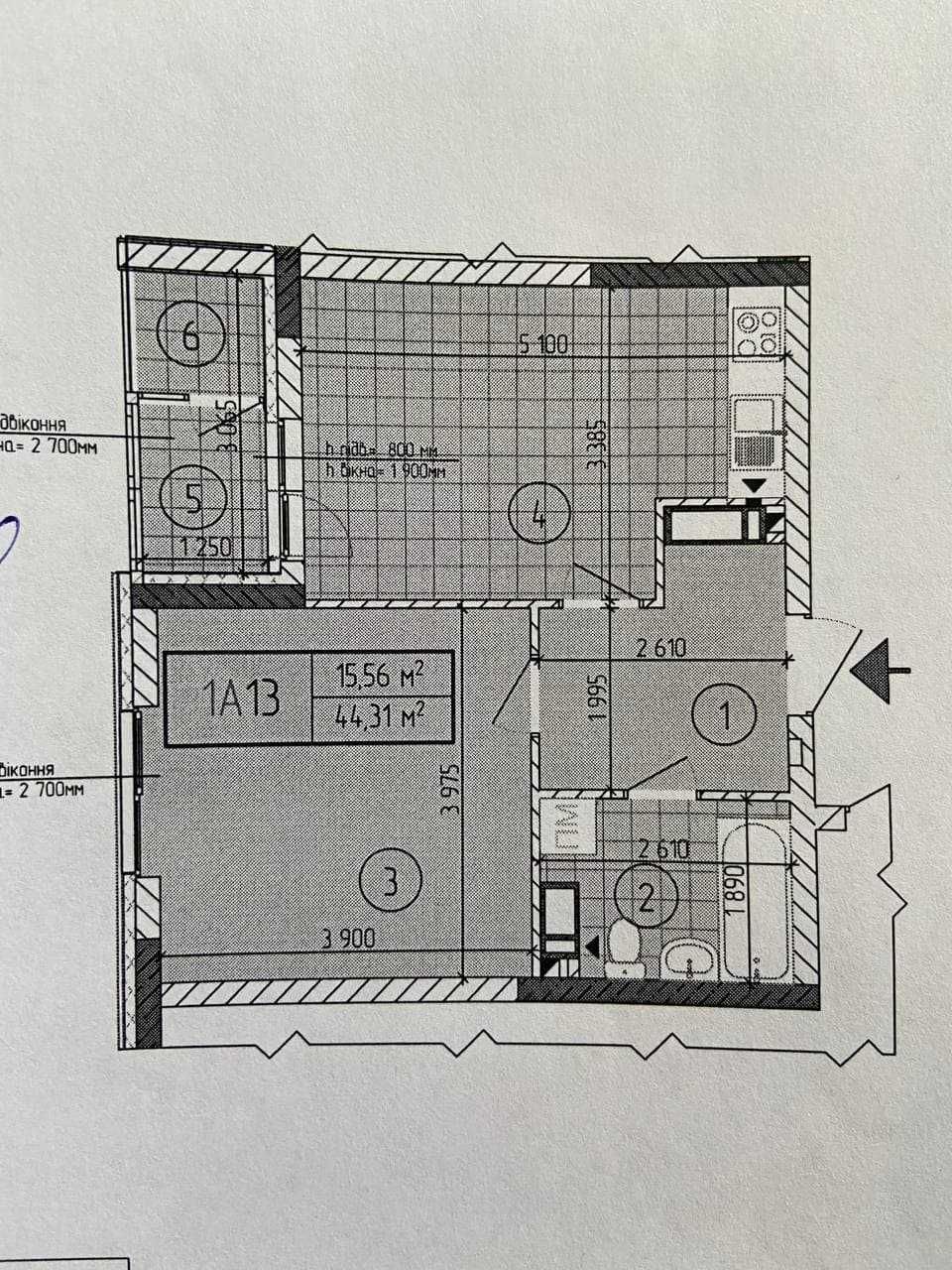 Продам 1к квартиру, м-н Позняки, ЖК Причал 8