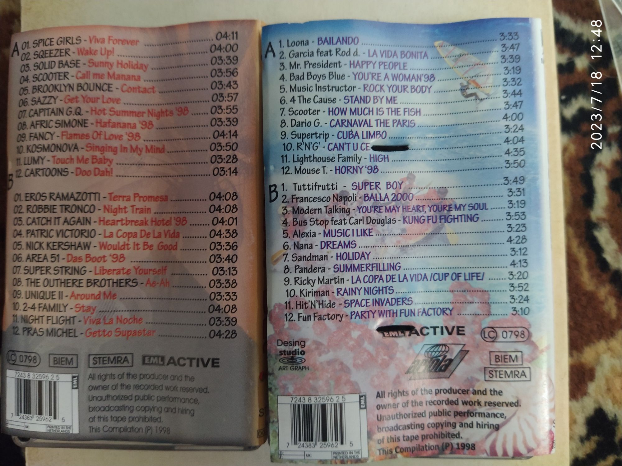 Summer 1998 to były czasy. 25 letnie kasety hity na lato Bailando?