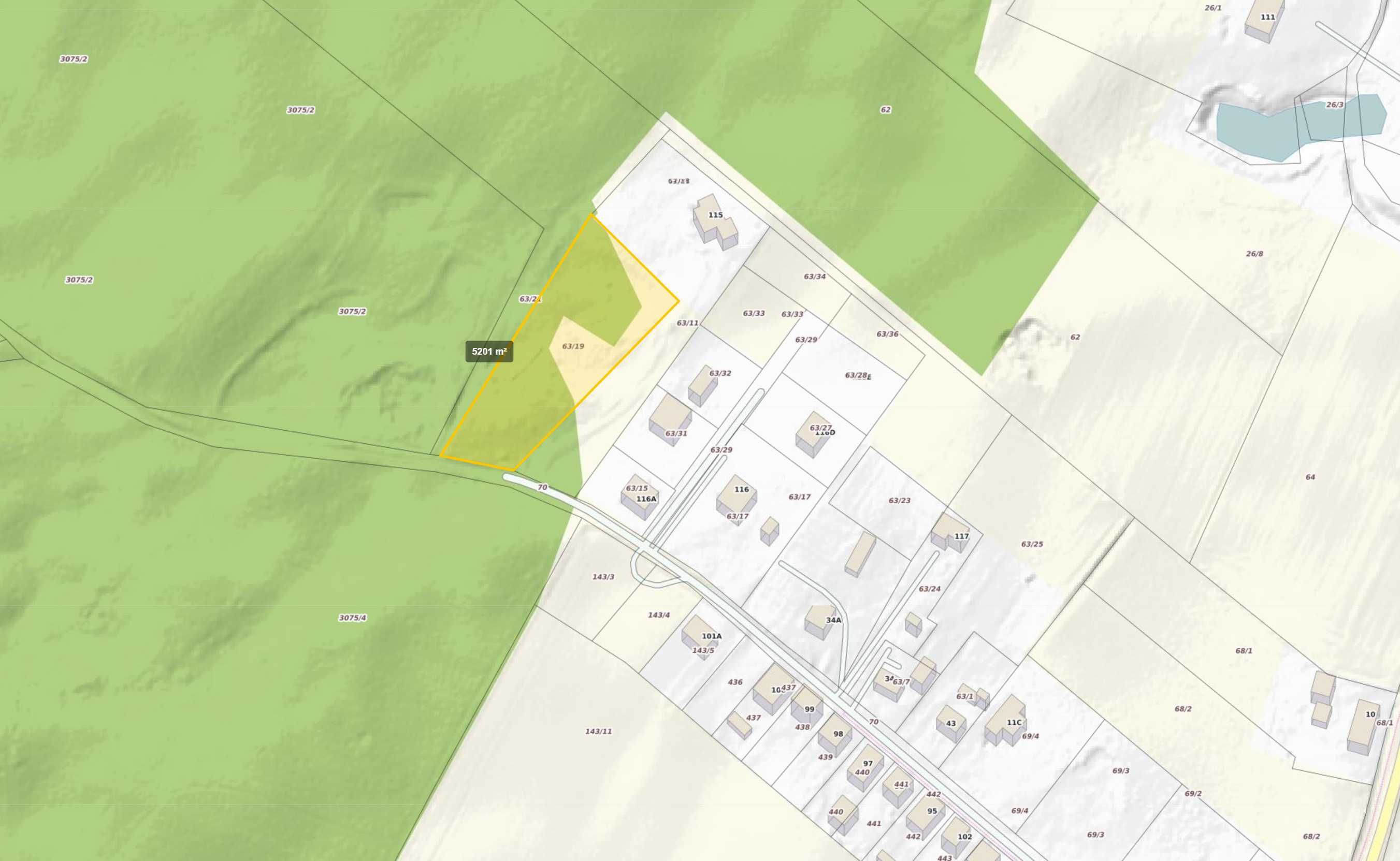 Działka 5201 m² pod lasem – Czystochleb
