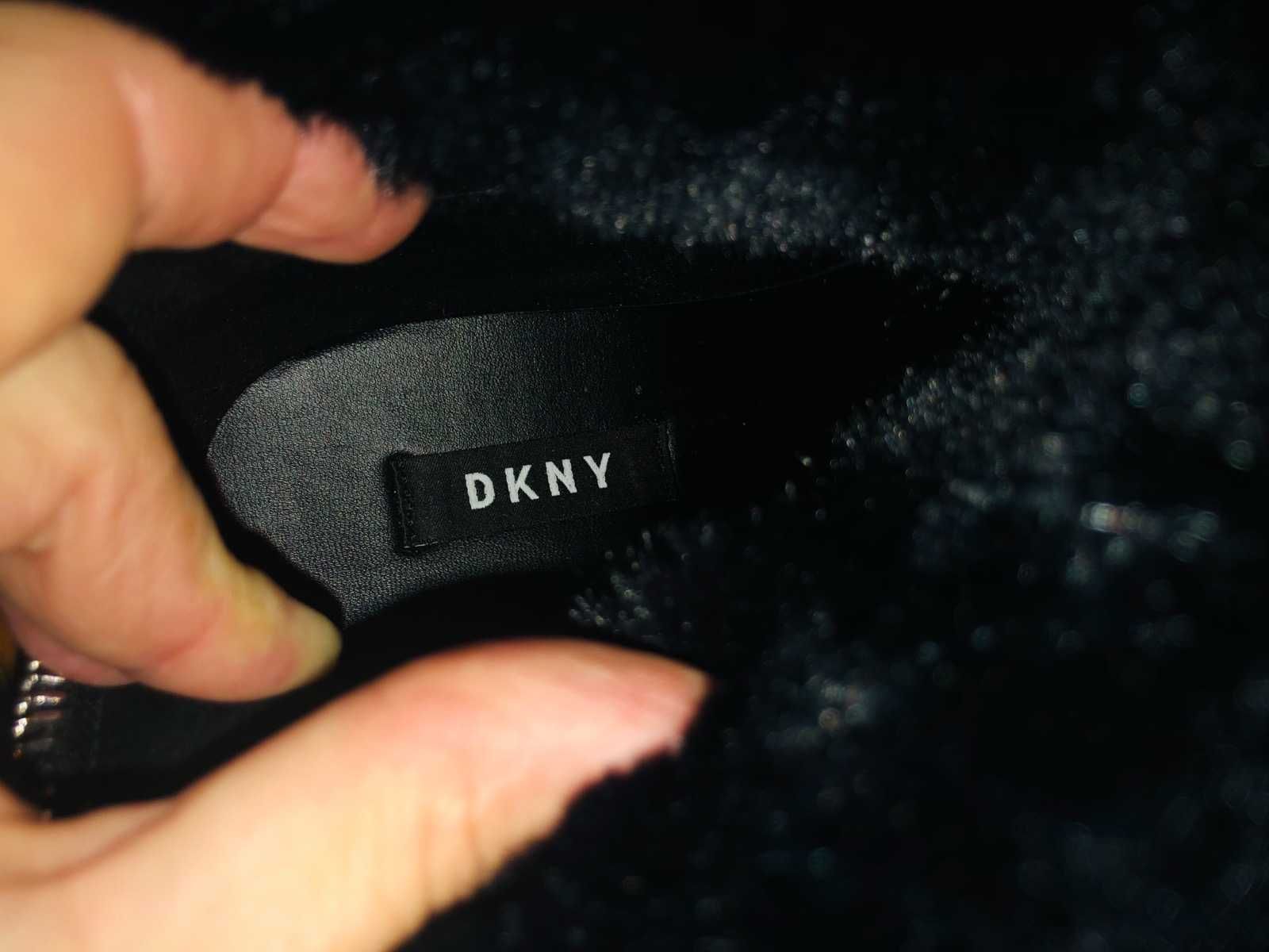 Ботинки женские DKNY черные