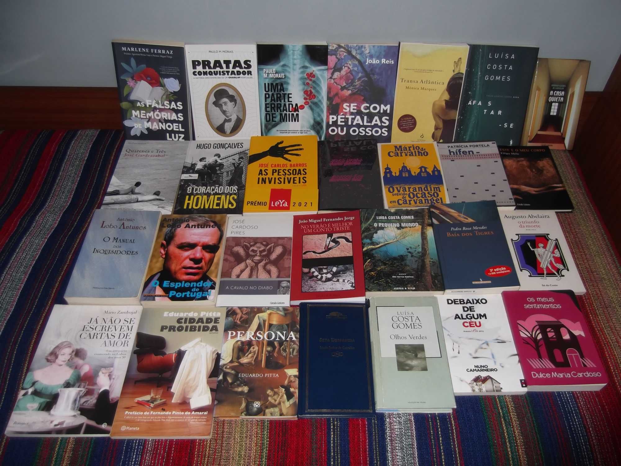 Lote de livros de autores portugueses