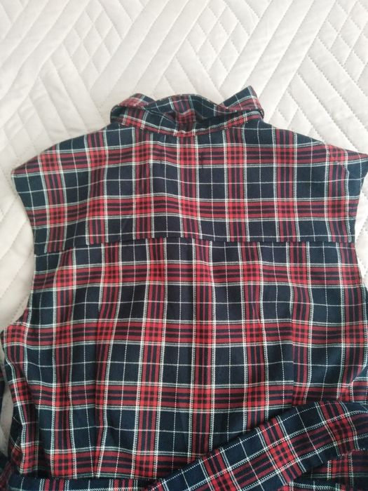 Sukienka w kratkę z paskiem MOHITO 38