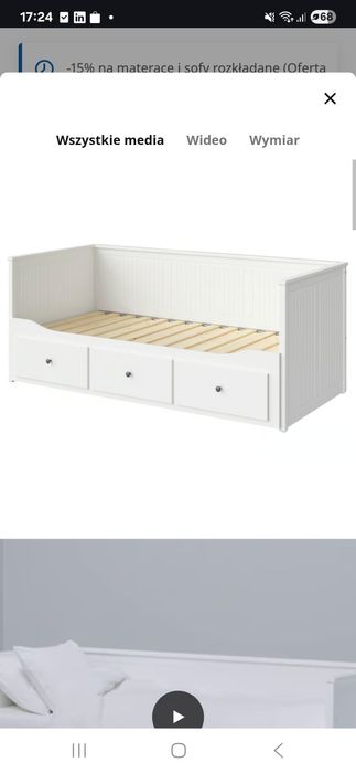 Sprzedam łóżko z wysuwanymi 3 szufladami oraz materacem 80x200