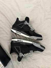 Jordan 4 Black canvas