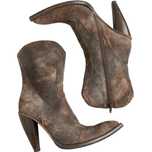 замшеві ковбойські черевики на каблуку Gianni Barbato Suede Boots