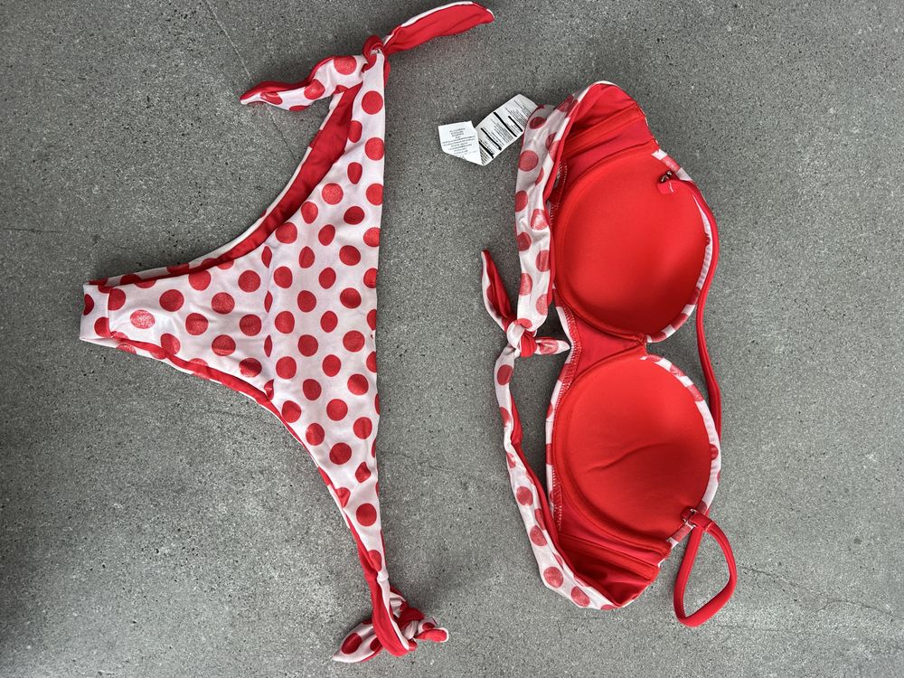 Tezenis strój kąpielowy bikini S w kropki