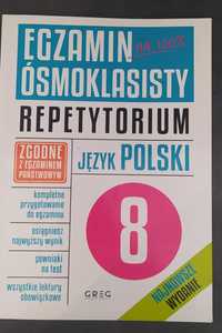 Repetytorium do języka polskiego, język polski, egzamin ósmoklasisty