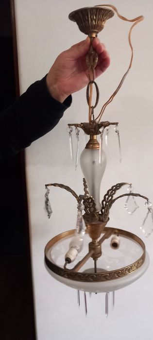 Candeeiro sala antigo