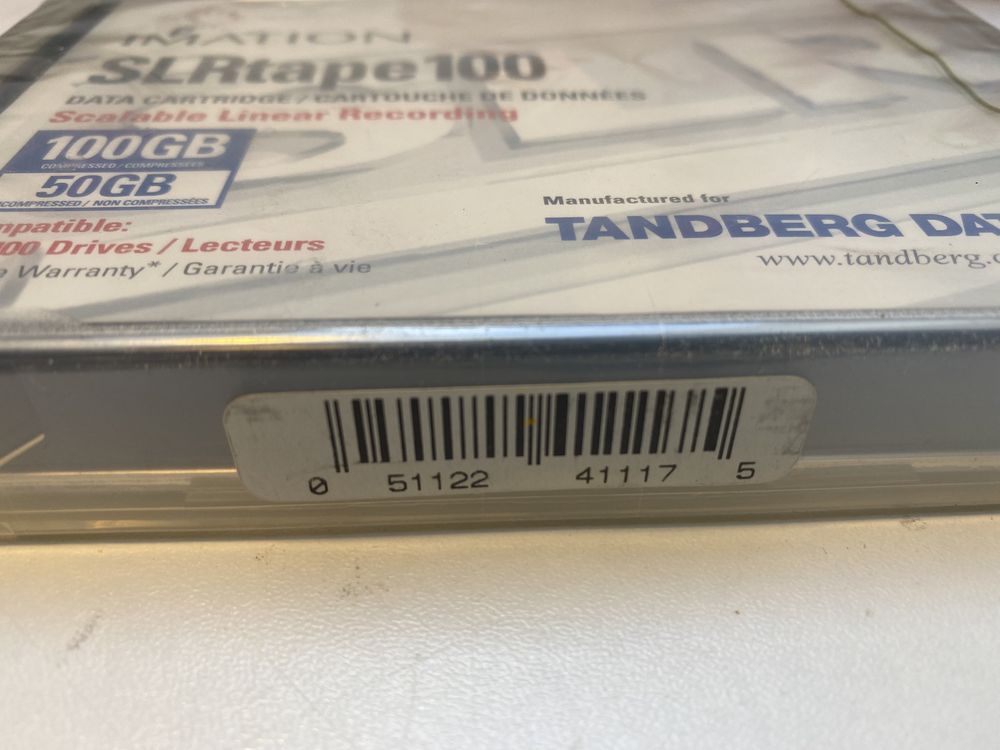 Taśma SLR 100 do streamera Imation Tandberg SLR Tape