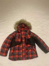 Зимова куртка на хлопчика 128-134 см  зимняя куртка мальчику
