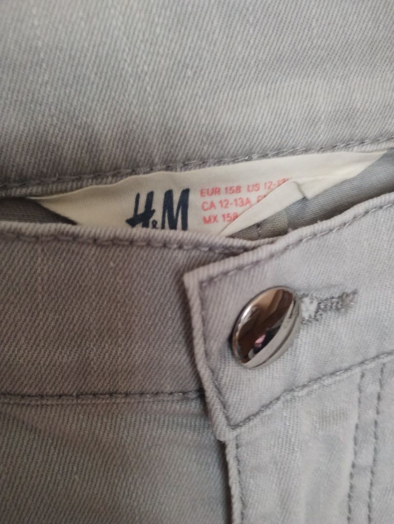 Spodnie jeansowe dziewczęce r 158 H&M