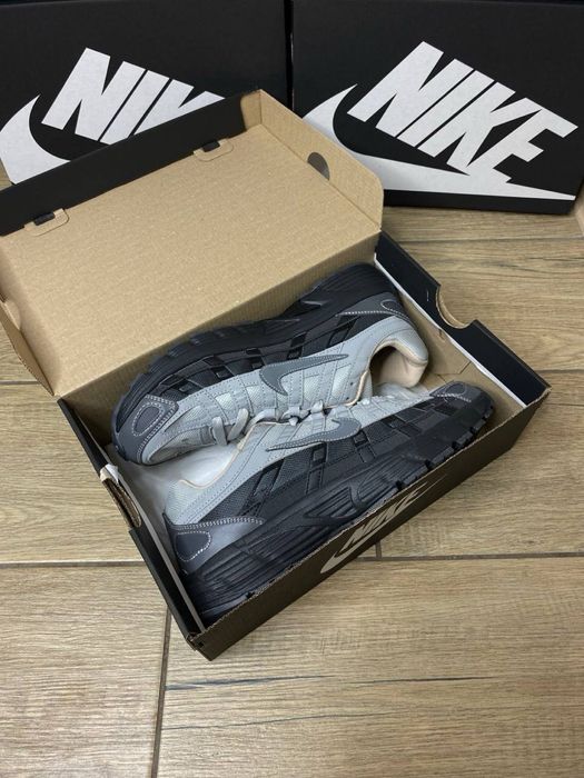 Nike P 6000 сірого кольору | Чоловічі кросівки найк 6000 grey black