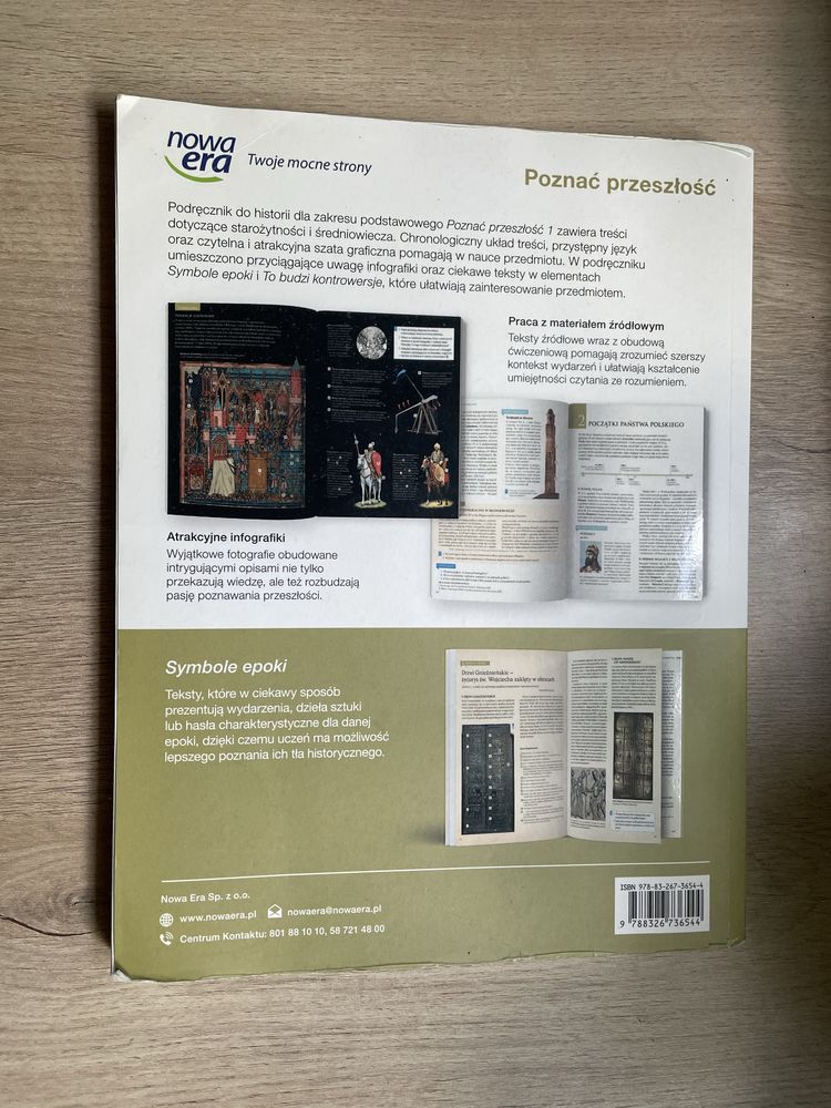 Podręcznik do historii Poznać przeszłość dla 1 klasy liceum technikum