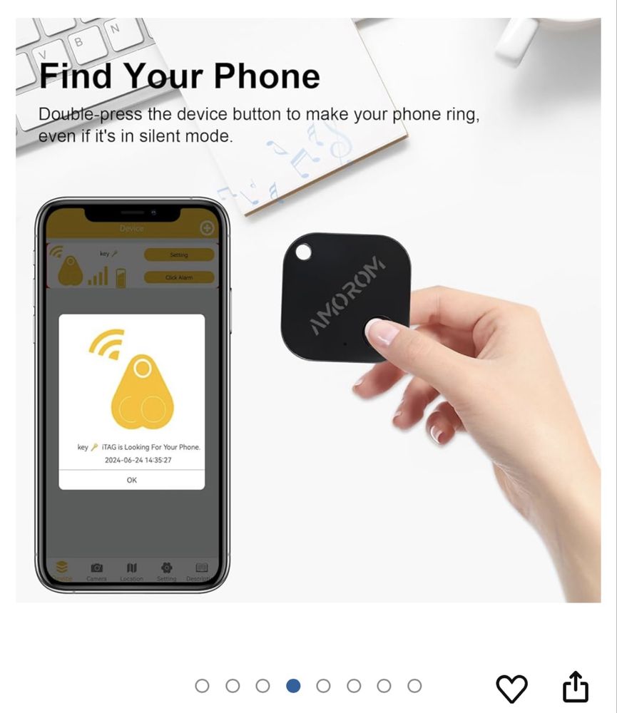 Localizador de objetos para android e IOS ( smart no air tracker )