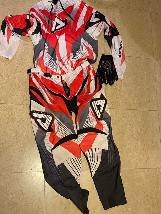 Conjunto Acerbis Enduro/Motocross Calças, Camisola, Luvas e Óculos