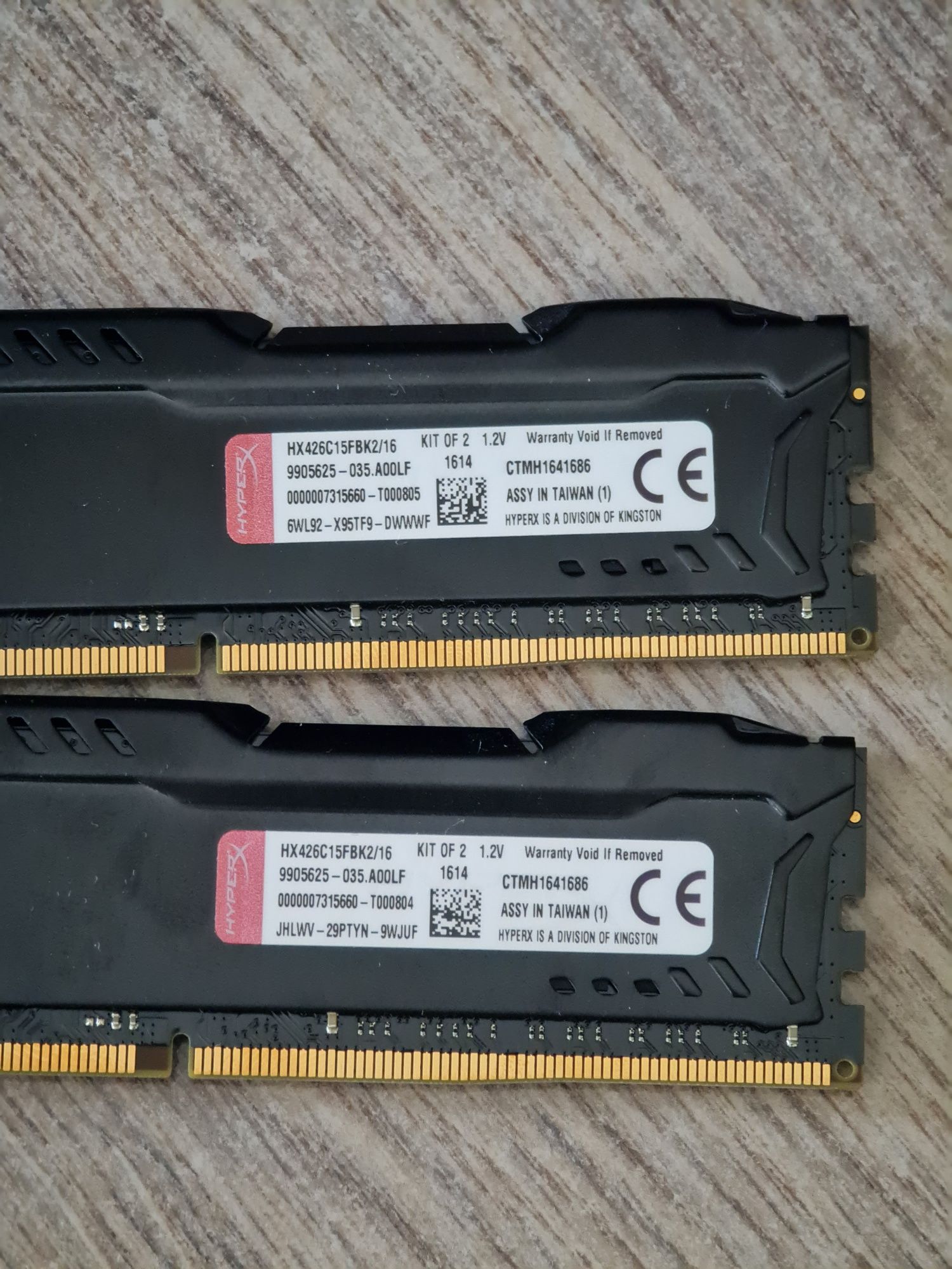 Ram Hyper X 16gb (8GB x2) DDR4 2666 MHz