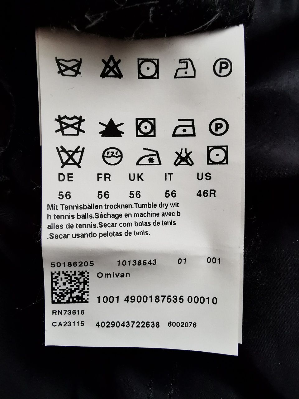 Hugo Boss gruba kurtka  parka puchowa XXL 56