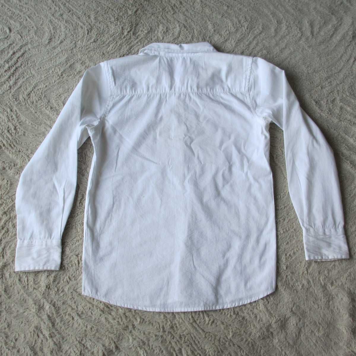biała bluzka koszulowa dla chłopca