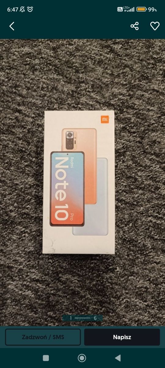 Xiaomi Redmi Note 10 Pro 6/128