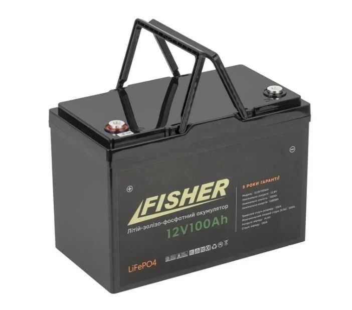 Акумулятор літій-залізо-фосфатний Fisher / Weekender  100 Ah 12.8 V