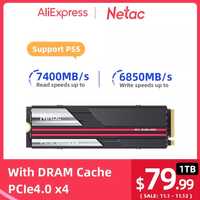 SSD (solid state drive) NETAC M.2 NVMe 2Tb PCIe4.0 x4 7Gb/s PS5 Sony