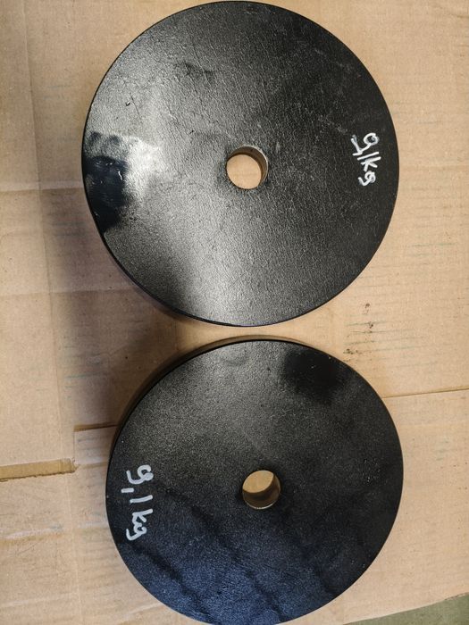 Sprzedam obciążenie na siłownię hantle krążki 2x9.1kg