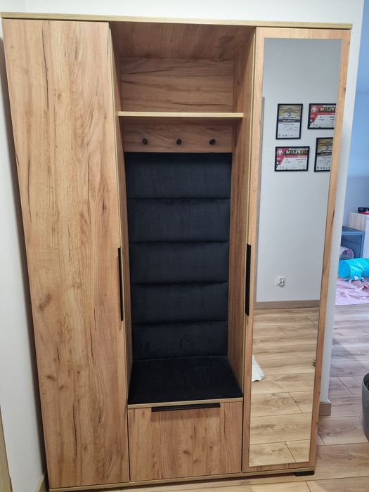 Szafa Garderoba Tapicerowana LAURA Prawa 190x120x35