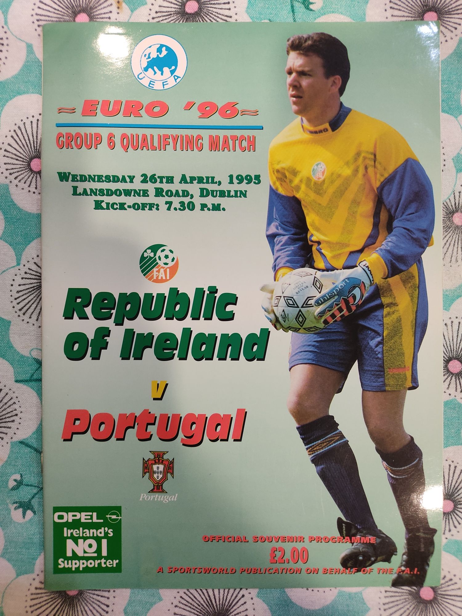 Programa oficial república da Irlanda Portugal 1995