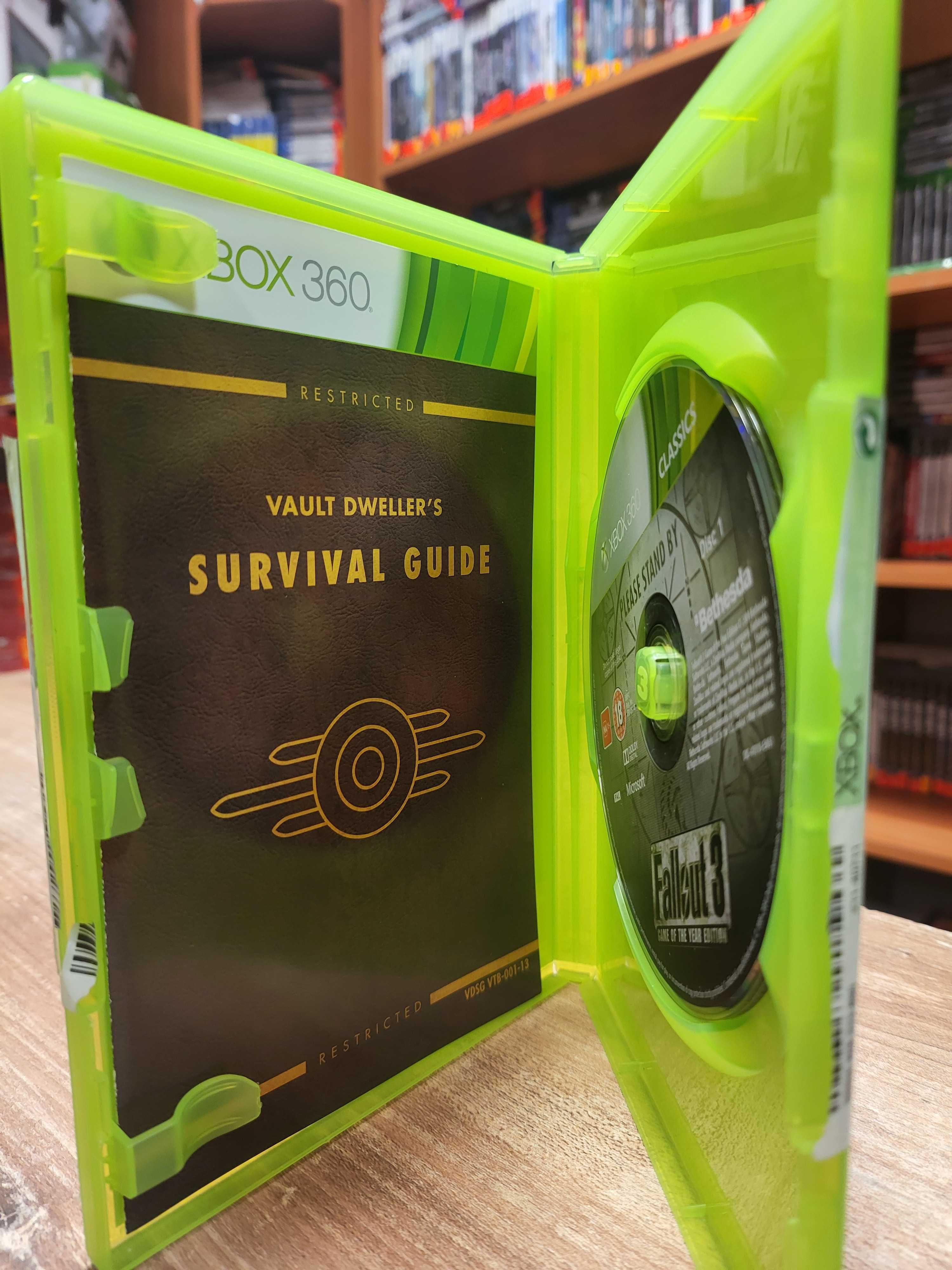 Fallout 3 XBOX 360 goty, SklepRetroWWA