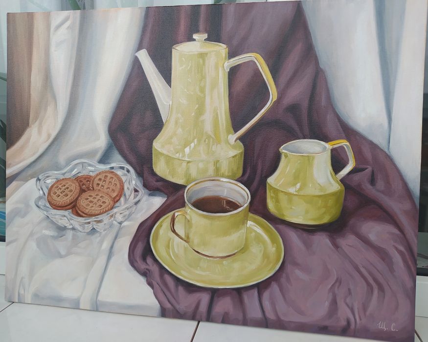 Чайний натюрморт з печивом