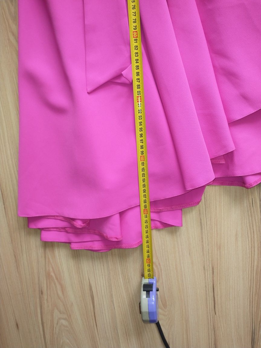 Elegancka sukienka na chrzciny komunię wesele r. S/36 fuksja