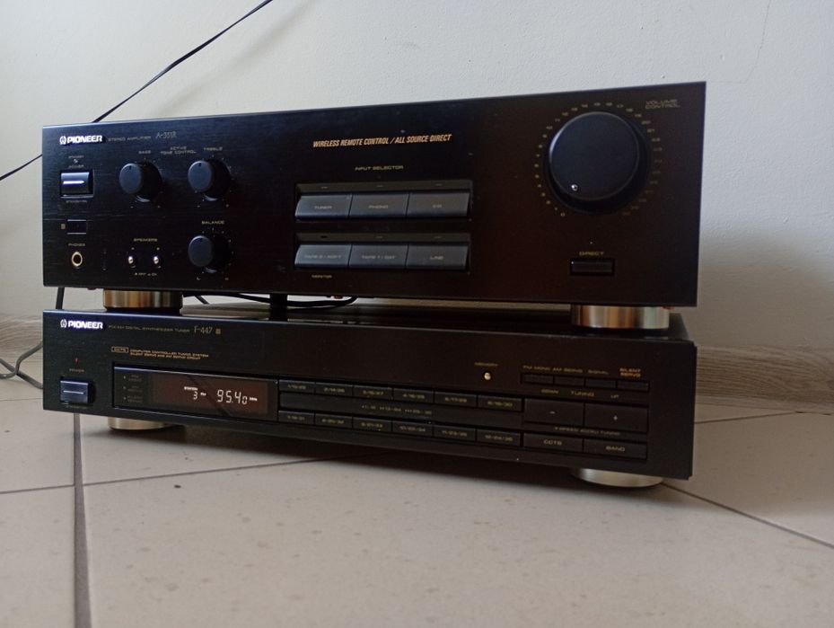 Pioneer, wzmacniacz A-351R i tuner F-447