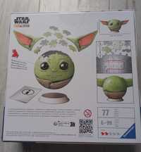 Puzzle 3D, Mandalorian, Grogu Kula, Ravensburger Star Wars