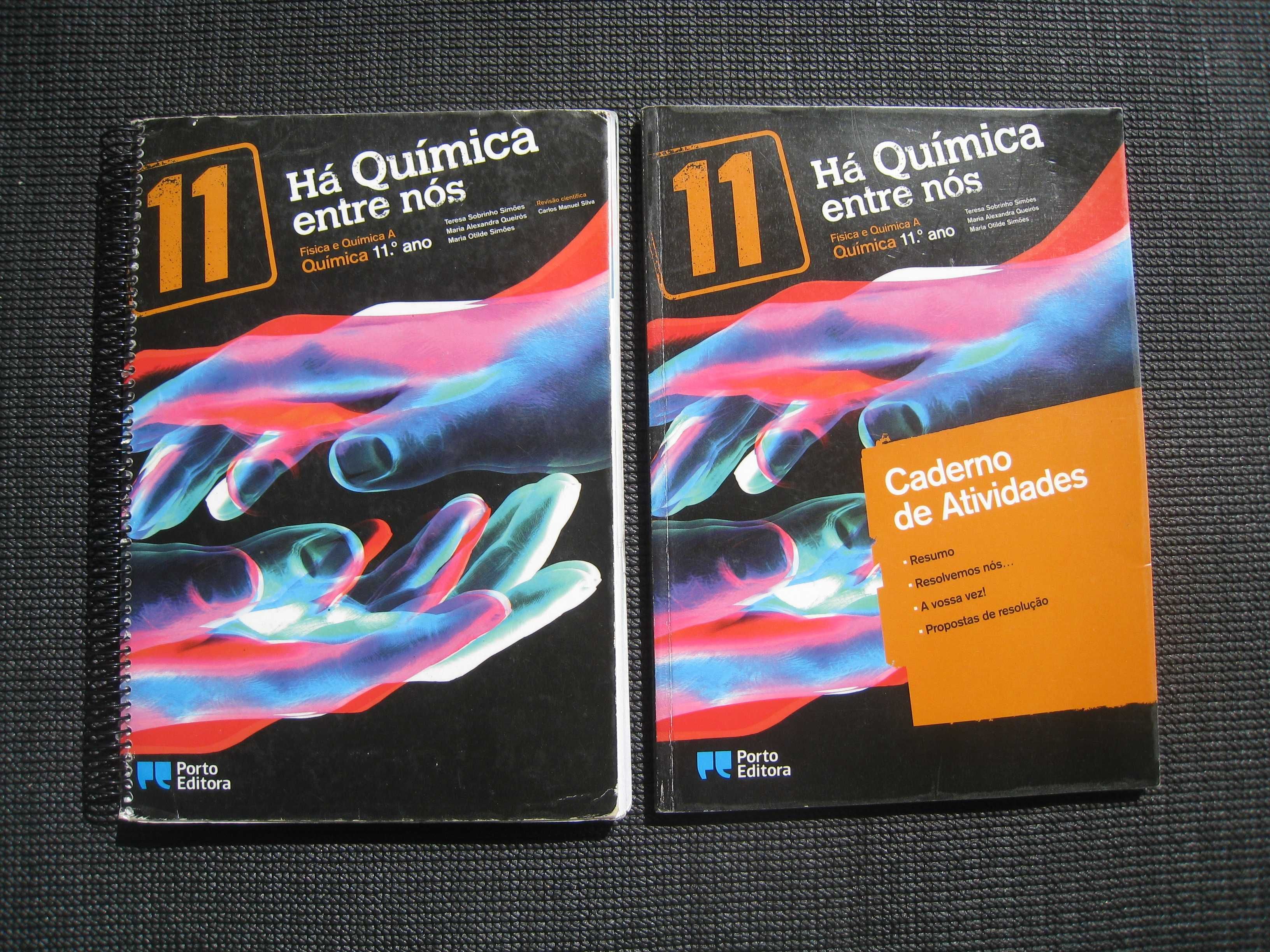 "Há Quimica entre nós" Manual + caderno de atividades Quimica 11º ano