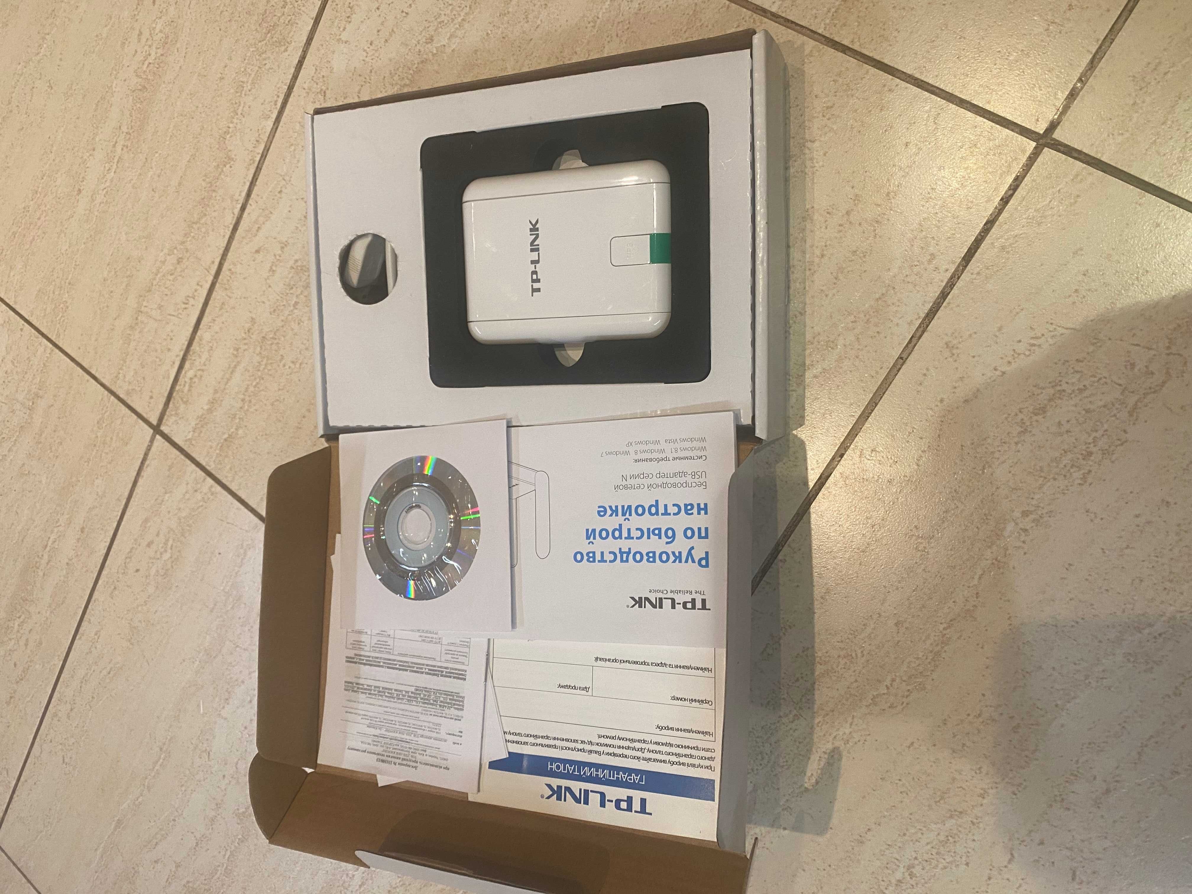 Беспроводной сетевой WI-FI USB-адаптер TP-Link TL-WN822N