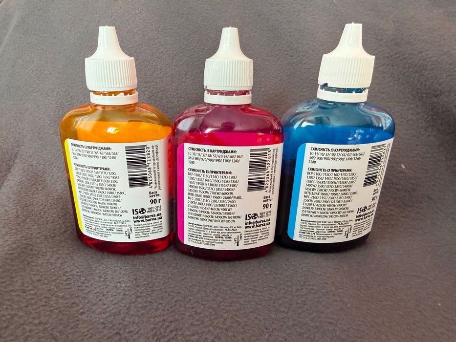 Чорнила для Brother універсальні №5 90 г, водорозчинні Barva [100 грн]