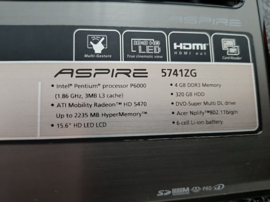 Vendo Portátil Ácer