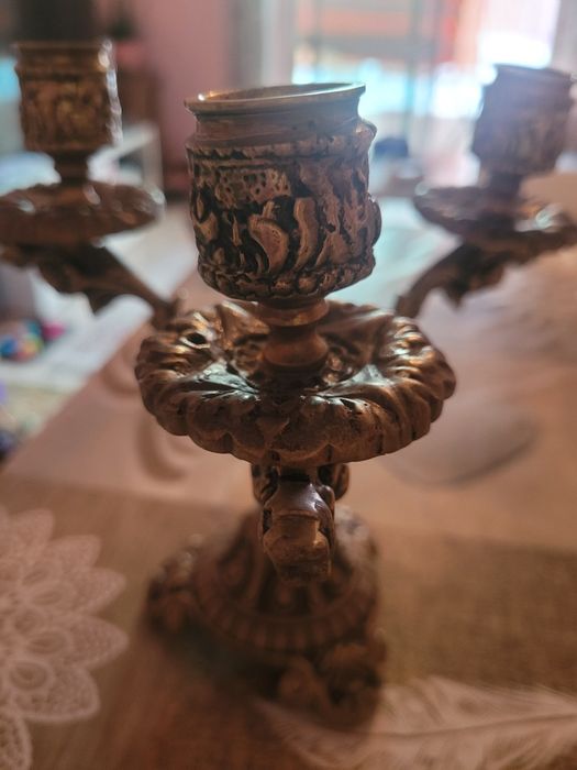 Candelabro em bronze