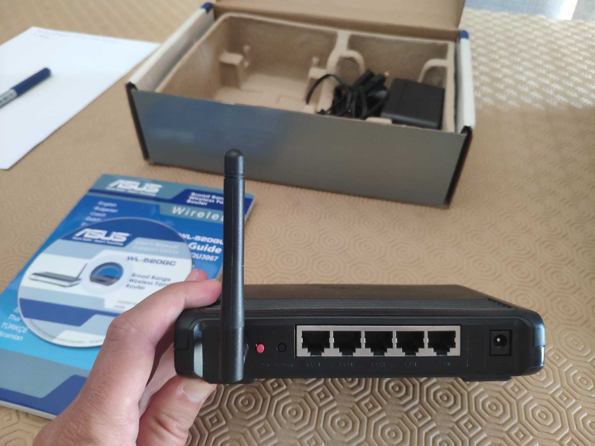 Router Wireless (Nunca usado) ASUS WL-520 GC