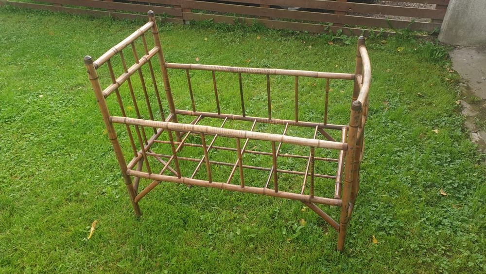 Łóżeczko bambusowe Vintage Stare