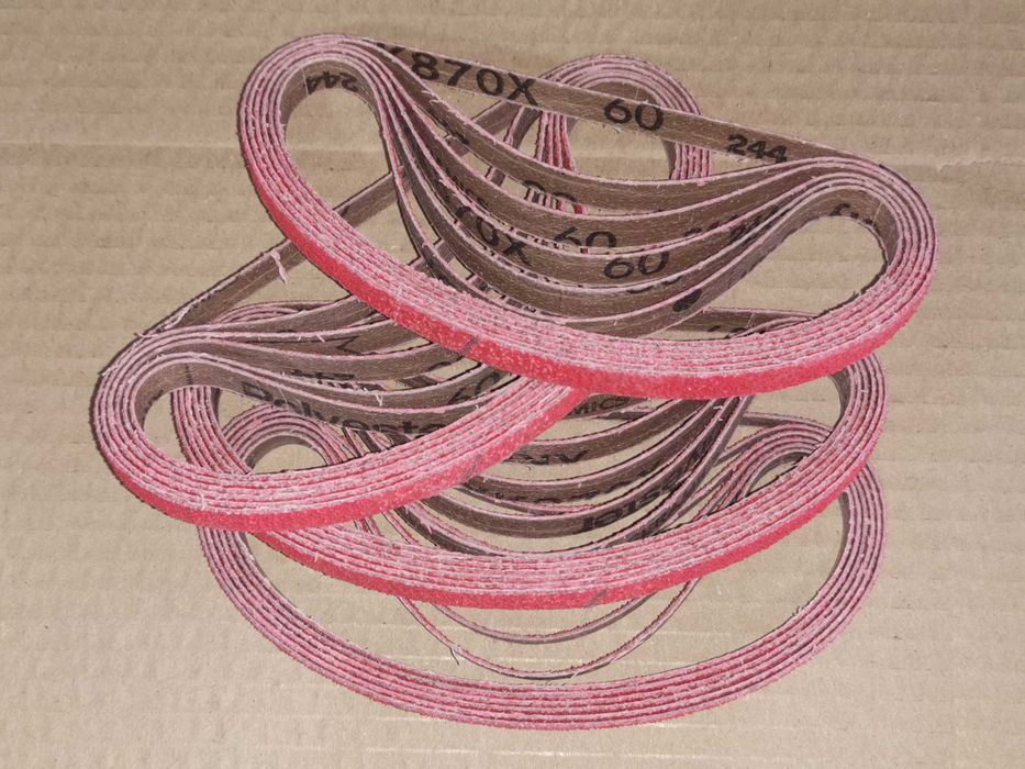 Шлифовальная лента 10х330 керамика VSM для электро и пневмонапильников