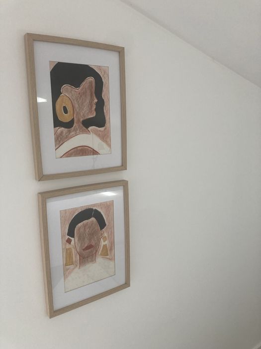Quadros Mesticas com moldura