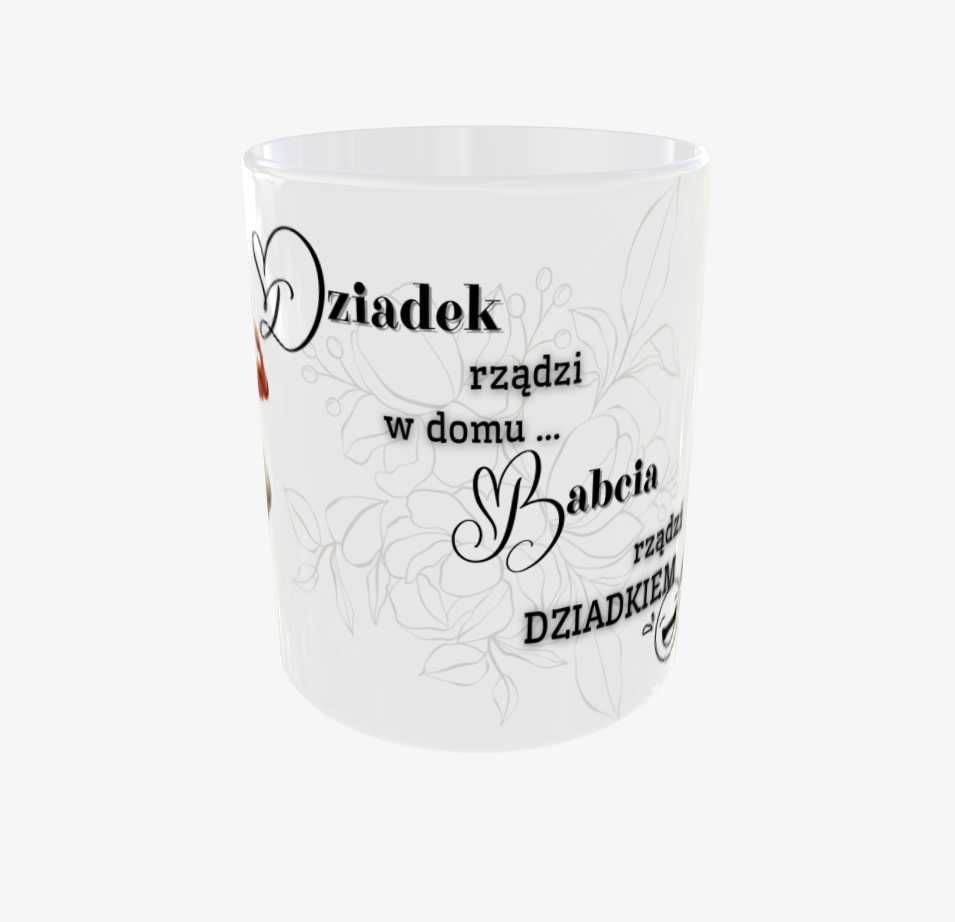 Kubek na dzień babci i dziadka humorystyczny