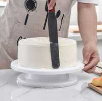 Подставка для изготовления декорирования торта поворотная 28 см 360 гр