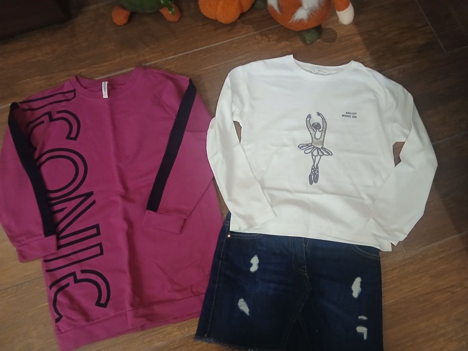 Mega paka ubrań dla dziewczynki na jesień, zimę i wiosnę r.134/140