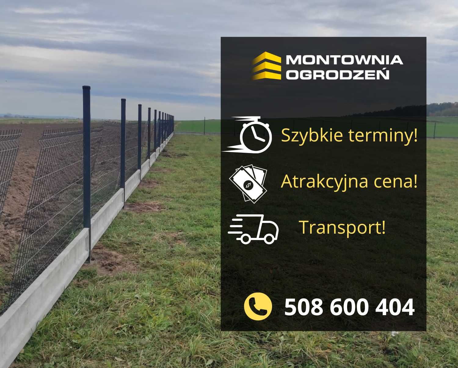 Ogrodzenie Panelowe 3D Najtaniej Podmurówka Transport