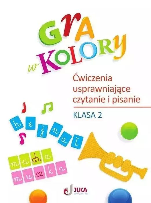 Gra w kolory SP 2 Ćwiczenia usprawniające czytanie. Juka