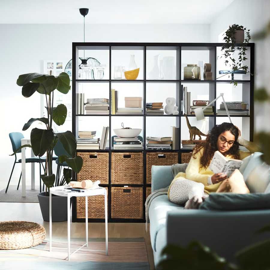 Szafa Regał Ikea Kallax czarnybrąź 5x5 +3 półki